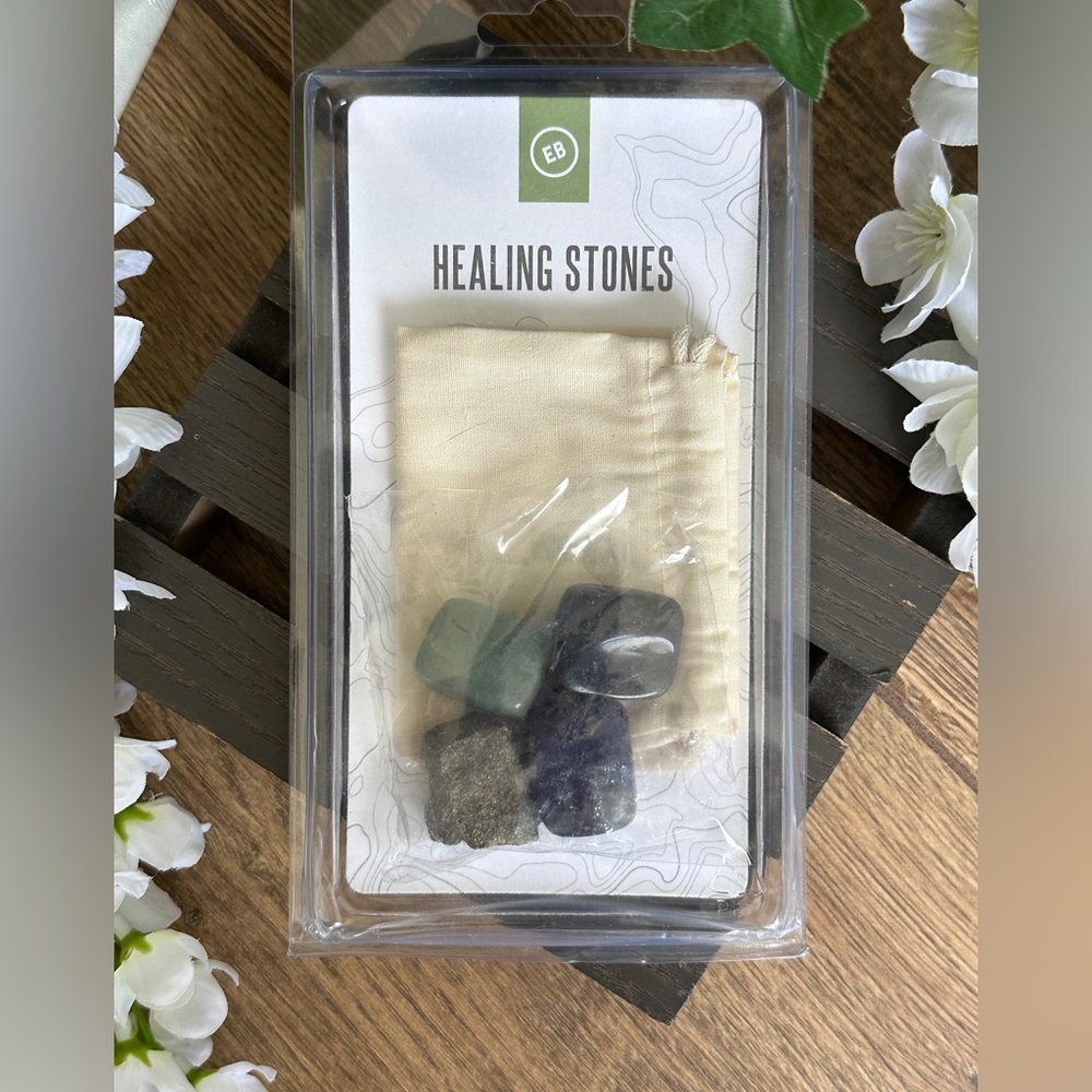 EB Earth Tone Healing Stones w/Drawstring Bag